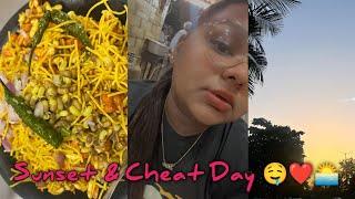 Sunset & Cheat Day ️  Riya Thakur  Vlog 140