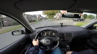 POV Volkswagen GOLF 1.9 TDI 130 HP Stage 1 Tune 165 HP ASZ Engine POV Ride