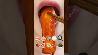 asmr SPICY SALMON 연어 eating sounds