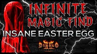 INFINITE MAGIC FIND???  THE MOST INSANE EASTER EGG IN DIABLO 2 EVER