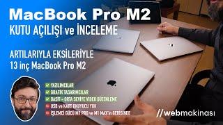 MacBook Pro M2 kutu açılımı ürün incelemesi ve ürün karşılaştırması yaptım. Kodlama için iş için