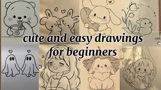 easy drawings for beginners  part-1  cute simple drawings l drawing ideas 