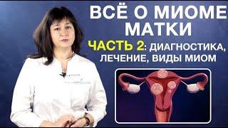 Миома матки. часть 2. Диагностика и лечение миомы матки. Виды миом и классификация