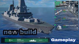 Hms Duncan New build  fast reload+full dmg modern warships indonesia