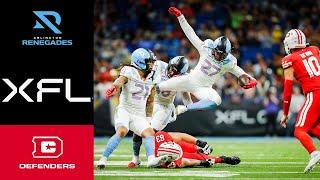 Arlington Renegades vs DC Defenders Full Game 2023 XFL Championship