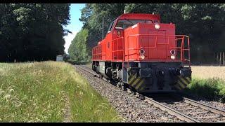 Diesel Locomotive Harbour Railroad Line City Krefeld in Germany at Breyell Germany 9.6.2024 trainfan