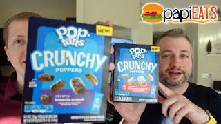 NEW Pop-Tarts Crunchy Poppers Strawberry & Brownie Crunch Review