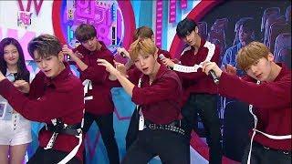 WANNA ONE Comeback Interview + PRISTIN Vs Get It Intro at Inkigayo 180610