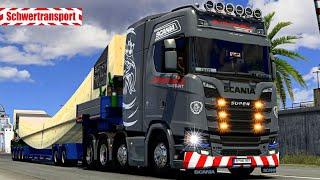 ETS2 SCHWERTRANSPORT - 45 Tonnen I SCANIA S730 V8 2356 EURO TRUCK SIMULATOR 2