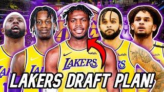 Lakers FINAL Plan for 1st Round Draft Pick REVEALED  Every Option the Lakers Have on Draft Day