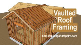 How To Build Vaulted Roof For Crawlspace Home Addition - Design Framing And Assembly Ideas