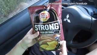 Чипсы Lays Strong Чипсы к пиву Запальни Ковбаски Обзор