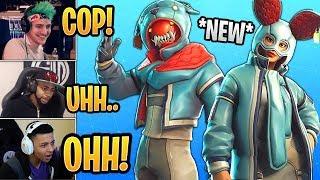 Streamers React to *NEW* Flapjackie and Growler Skin - Fortnite Best and Funny Moments