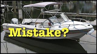 Buying an old boat. Our first year experience with a cheap used boat.