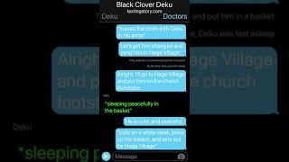 MHA AU #16 Black Clover Deku Part 1