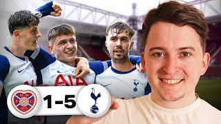 Mikey Moore & Bergvall Shine  Hearts 1-5 Tottenham  Pre Season Friendly