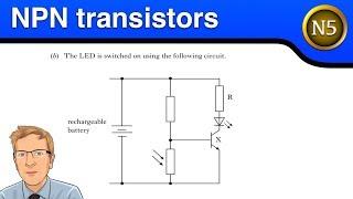 National 5 Physics - NPN transistors