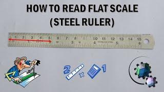 Measuring Instruments  How to Read Flat Scale Steel Ruler