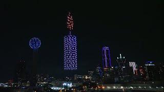 Wave of Light Drone Show for Pregnancy and Infant Loss Awareness Month