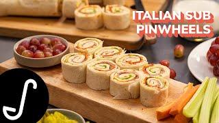 Quick and Easy Italian Sub Pinwheels