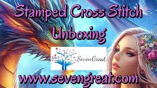 SEVENGREAT #sevengreat #stampedcrossstitch #flosstube #pointdecroix #crossstitch #stitchalong