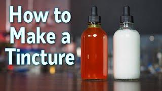 How to make a tincture for Bitters and Soda