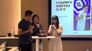 Weishi’s birthday celebration@Div huddle PED May 2024