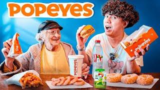 MA GRAND-MÈRE TESTE POPEYES à 100 ANS 