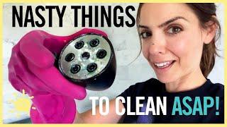 15 NASTY Things You Should Clean but prob arent #satisfying