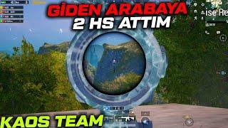 PMTL SANHOK MACINDA EFSANE 4V2 WİN  KAOS TEAM PUBG MOBİLE