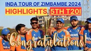 5th T20 Hindi Highlights India Vs Zimbabwe  14th July 2024  Sports Haunt 