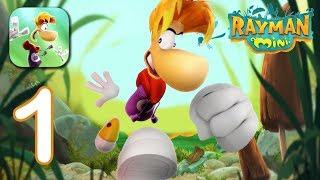 Rayman Mini -  Walkthrough Gameplay Part 1 - level1 1-5 & Level 2 1-5