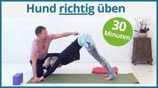 Herabschauender Hund   25 Minuten Yoga Technik-Stunde