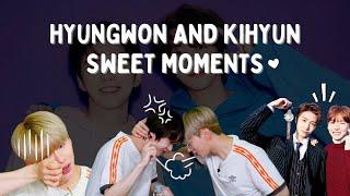 Hyungwon and Kihyun sweet moments