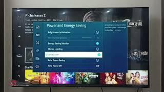 How tot Turn ON  OFF Screen Saver in Samsung Crystal 4K UHD Smart TV