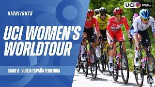Stage 8 - La Vuelta Femenina Highlights  2024 UCI Womens WorldTour