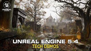 Unreal Engine 5.4 looks ULTRA PHOTOREALISTIC  Real Life Graphics Tech Demos 2024