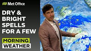 090724 – Soggy Tuesday – Morning Weather Forecast UK –Met Office Weather