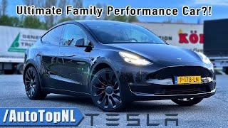 Tesla Model Y Performance  REVIEW on Autobahn by AutoTopNL