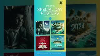 Creative special day posters