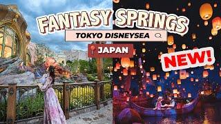 NEW in JAPAN  FANTASY SPRINGS Tokyo DisneySea Vlog  How to go to Fantasy Springs ファンタジースプリングス
