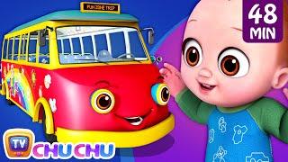 Wheels on the Bus Song - Baby Starts Crying + More ChuChu TV 3D Baby Nursery Rhymes and Kids Songs