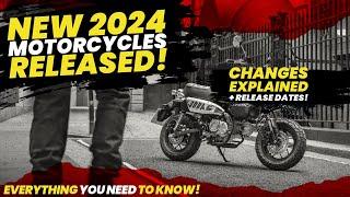 NEW 2024 Motorcycles Released  Monkey 125 Super Cub 125 + MORE?