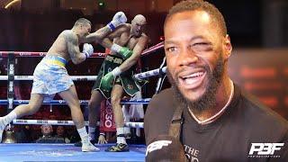 DEONTAY WILDER CLAIMS OLEKSANDR USYK WAS ROBBED AGAINST TYSON FURY TALKS ZHANG FIGHT