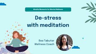 De-stress with meditation  Doctor Anywhere Philippines