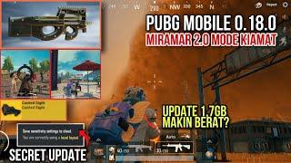 AKHIRNYA PUBG MOBILE UPDATE 18.0 - MIRAMAR 2.0 P90 CANTED SIGHT CHEER PARK SCOPE WIN94 LENGKAP