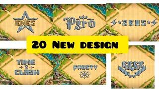 New top 20 showcase base design clash of clan  name base design base art  funny base