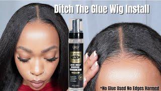 GLUELESS WIG INSTALL Extreme Melt NO GLUE Easy & Beginner Friendly Wig Install KeeseesWorld