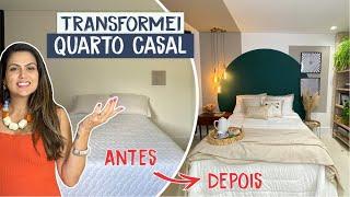 Transformação rápida quarto de casal - Larissa Reis Arquitetura