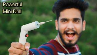 how to make a mini drill machine usind dc motor  mr. dharoniya